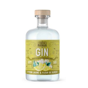 Gin Aromatisé Citron Jaune et Fleur de Sureau